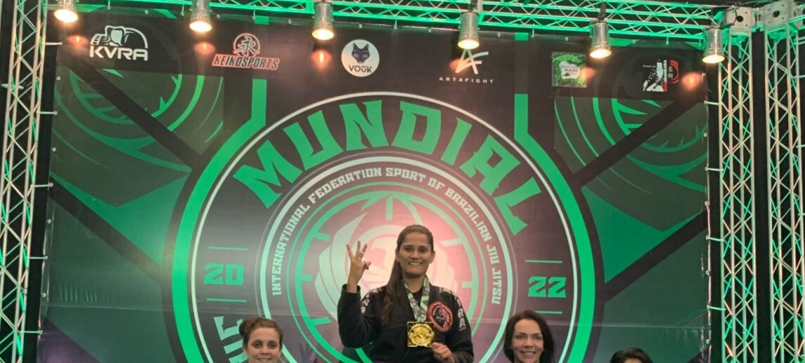 Jordana Lírio, atleta capixaba tricampeã mundial de jiu jítsu / Arquivo Pessoal